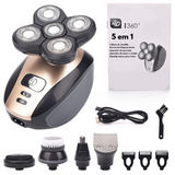 Barbeador e Aparador Profissional 360 À Prova d'água 5 em 1 Favoritoz