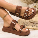 Sandália Papete com Fivelas Savana Favoritoz